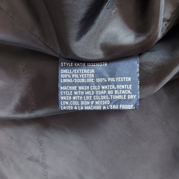 LONDON FOG Trench Coat Womens Large - Picture 8 of 16